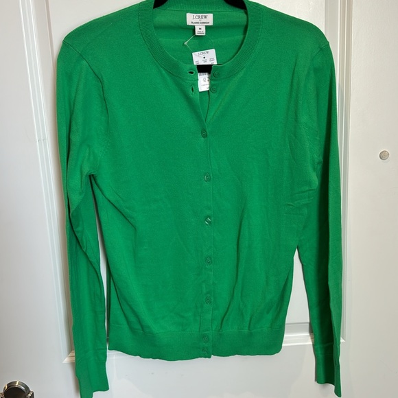 NWT ✨ J Crew Classic Cardigan 100% cotton - Picture 2 of 4